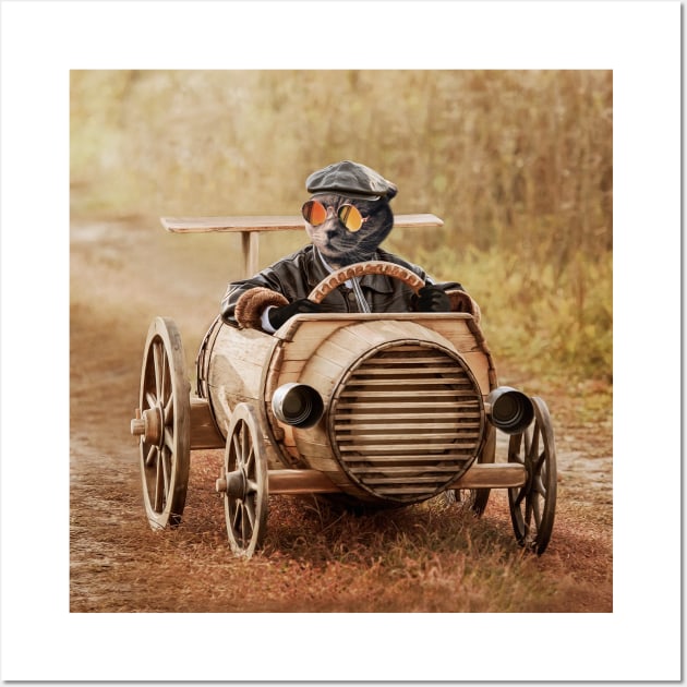 Retro Car Wall Art by Sruthi